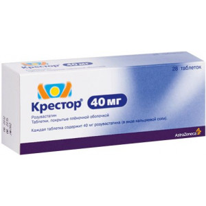 КРЕСТОР 40МГ. №28 ТАБ. П/П/О КРЕСТОР 40МГ. №28 ТАБ. П/П/О