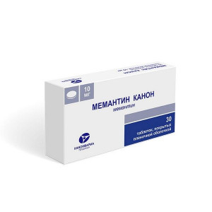 МЕМАНТИН КАНОН 10МГ. №30 ТАБ. П/П/О /КАНОНФАРМА/ МЕМАНТИН КАНОН 10МГ. №30 ТАБ. П/П/О /КАНОНФАРМА/