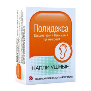 ПОЛИДЕКСА 10,5МЛ. УШНЫЕ КАПЛИ ФЛ.+ПИПЕТКА ПОЛИДЕКСА 10,5МЛ. УШНЫЕ КАПЛИ ФЛ.+ПИПЕТКА