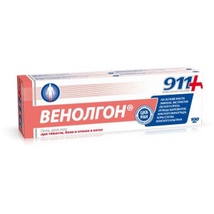 911-ВЕНОЛГОН ГЕЛЬ Д/НОГ ПРИ ТЯЖЕСТИ,БОЛИ,ОТЕКАХ 100МЛ. ТУБА 911-ВЕНОЛГОН ГЕЛЬ Д/НОГ ПРИ ТЯЖЕСТИ,БОЛИ,ОТЕКАХ 100МЛ. ТУБА
