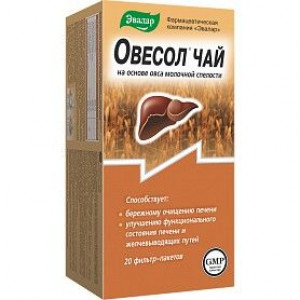 ОВЕСОЛ ЧАЙ 1,5Г. №20 ПАК. /ЭВАЛАР/ ОВЕСОЛ ЧАЙ 1,5Г. №20 ПАК. /ЭВАЛАР/