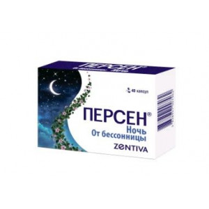 ПЕРСЕН НОЧЬ №40 КАПС. /ЛЕК/АЛВОГЕН/ ПЕРСЕН НОЧЬ №40 КАПС. /ЛЕК/АЛВОГЕН/