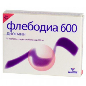 ФЛЕБОДИА 600МГ. №15 ТАБ. П/П/О ФЛЕБОДИА 600МГ. №15 ТАБ. П/П/О