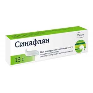 СИНАФЛАН 0,025% 15Г. МАЗЬ Д/НАРУЖ.ПРИМ. ТУБА /НИЖФАРМ/ СИНАФЛАН 0,025% 15Г. МАЗЬ Д/НАРУЖ.ПРИМ. ТУБА /НИЖФАРМ/