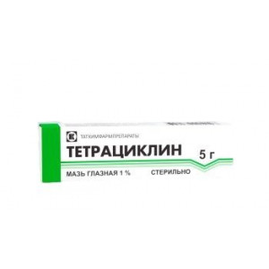 ТЕТРАЦИКЛИН 1% 5Г. ГЛ. МАЗЬ ТУБА /ТАТХИМФАРМ/ ТЕТРАЦИКЛИН 1% 5Г. ГЛ. МАЗЬ ТУБА /ТАТХИМФАРМ/