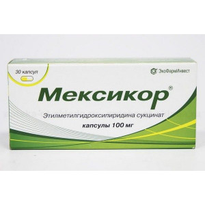 МЕКСИКОР 100МГ. №30 КАПС. /ЭКОФАРМИНВЕСТ/ МЕКСИКОР 100МГ. №30 КАПС. /ЭКОФАРМИНВЕСТ/