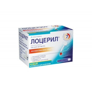 ЛОЦЕРИЛ 5% 2,5МЛ. №1 ЛАК Д/НОГТЕЙ ФЛ. ЛОЦЕРИЛ 5% 2,5МЛ. №1 ЛАК Д/НОГТЕЙ ФЛ.