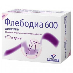 ФЛЕБОДИА 600МГ. №60 ТАБ. П/П/О ФЛЕБОДИА 600МГ. №60 ТАБ. П/П/О