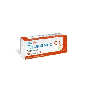 ТОРАСЕМИД-СЗ 10МГ. №30 ТАБ. /СЕВЕРНАЯ ЗВЕЗДА/ ТОРАСЕМИД-СЗ 10МГ. №30 ТАБ. /СЕВЕРНАЯ ЗВЕЗДА/