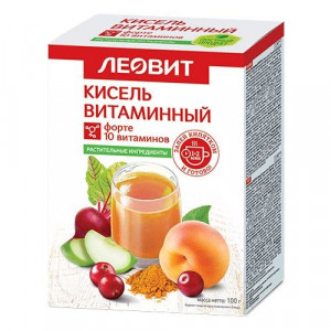 ЛЕОВИТ КИСЕЛЬ ВИТАМИННЫЙ ФОРТЕ 20Г. №5 ПАК.