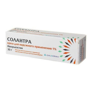 СОЛАНТРА 1% 30Г. КРЕМ Д/НАРУЖ.ПРИМ. ТУБА