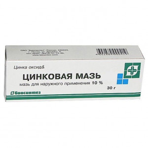 ЦИНКОВАЯ 10% 30Г. МАЗЬ Д/НАРУЖ.ПРИМ. ТУБА /БИОСИНТЕЗ/ ЦИНКОВАЯ 10% 30Г. МАЗЬ Д/НАРУЖ.ПРИМ. ТУБА /БИОСИНТЕЗ/