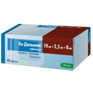 КО-ДАЛЬНЕВА 10МГ+2,5МГ.+8МГ. №90 ТАБ. КО-ДАЛЬНЕВА 10МГ+2,5МГ.+8МГ. №90 ТАБ.