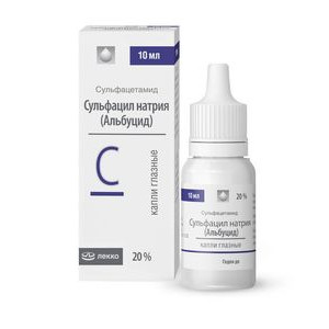 СУЛЬФАЦИЛ-НАТРИЯ АЛЬБУЦИД 20% 10МЛ. №1 ГЛ.КАПЛИ ФЛ./КАП. /ЛЕККО/ СУЛЬФАЦИЛ-НАТРИЯ АЛЬБУЦИД 20% 10МЛ. №1 ГЛ.КАПЛИ ФЛ./КАП. /ЛЕККО/