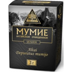 АЛТАЙСКИЙ НЕКТАР МУМИЕ 3Г. АЛТАЙСКИЙ НЕКТАР МУМИЕ 3Г.