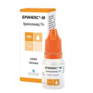 БРИНЕКС-М 1% 5МЛ. ГЛ.КАПЛИ ФЛ. БРИНЕКС-М 1% 5МЛ. ГЛ.КАПЛИ ФЛ.