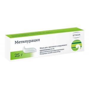 МЕТИЛУРАЦИЛ 10% 25Г. МАЗЬ Д/МЕСТ. И НАРУЖ.ПРИМ. ТУБА /НИЖФАРМ/ МЕТИЛУРАЦИЛ 10% 25Г. МАЗЬ Д/МЕСТ. И НАРУЖ.ПРИМ. ТУБА /НИЖФАРМ/