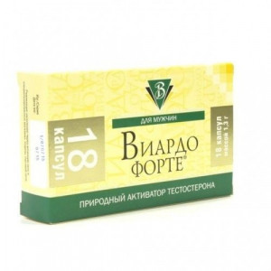 ВИАРДО ФОРТЕ Д/МУЖЧИН 1,3Г. №18 КАПС. ВИАРДО ФОРТЕ Д/МУЖЧИН 1,3Г. №18 КАПС.