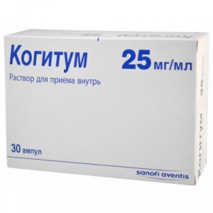 КОГИТУМ 25МГ/МЛ. 10МЛ. №30 Р-Р Д/ПРИЕМА ВНУТРЬ АМП. КОГИТУМ 25МГ/МЛ. 10МЛ. №30 Р-Р Д/ПРИЕМА ВНУТРЬ АМП.