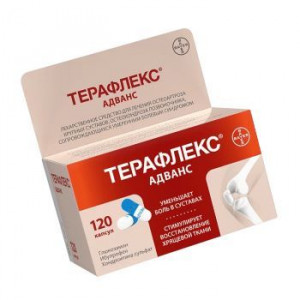 ТЕРАФЛЕКС АДВАНС 250МГ+100МГ+200МГ. №120 КАПС. ТЕРАФЛЕКС АДВАНС 250МГ+100МГ+200МГ. №120 КАПС.