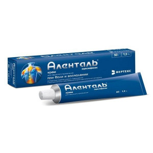АЛЕНТАЛЬ 1,5% 50Г. №1 КРЕМ Д/НАРУЖ.ПРИМ. ТУБА /ВЕРТЕКС/ АЛЕНТАЛЬ 1,5% 50Г. №1 КРЕМ Д/НАРУЖ.ПРИМ. ТУБА /ВЕРТЕКС/