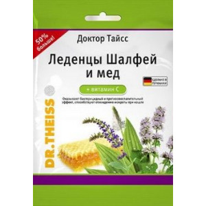 Д.ТАЙСС ЛЕДЕНЦЫ ШАЛФЕЙ+МЕД+ВИТ.С 75Г. Д.ТАЙСС ЛЕДЕНЦЫ ШАЛФЕЙ+МЕД+ВИТ.С 75Г.