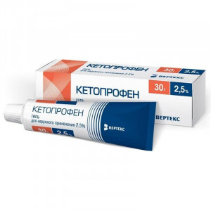 КЕТОПРОФЕН-ВЕРТЕ 2,5% 50Г. ГЕЛЬ Д/НАРУЖ.ПРИМ. ТУБА КЕТОПРОФЕН-ВЕРТЕ 2,5% 50Г. ГЕЛЬ Д/НАРУЖ.ПРИМ. ТУБА