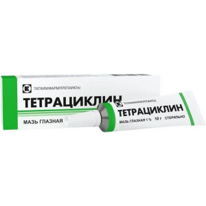 ТЕТРАЦИКЛИН 1% 10Г. ГЛ. МАЗЬ ТУБА /ТАТХИМФАРМ/ ТЕТРАЦИКЛИН 1% 10Г. ГЛ. МАЗЬ ТУБА /ТАТХИМФАРМ/