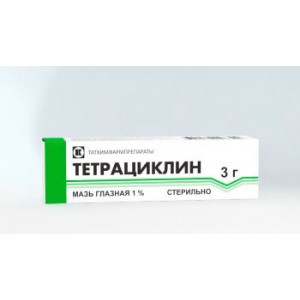 ТЕТРАЦИКЛИН 1% 3Г. ГЛ. МАЗЬ ТУБА /ТАТХИМФАРМ/ ТЕТРАЦИКЛИН 1% 3Г. ГЛ. МАЗЬ ТУБА /ТАТХИМФАРМ/