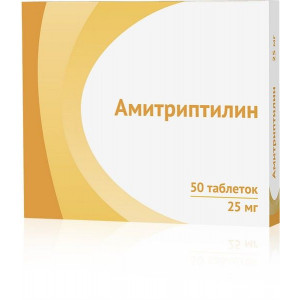 АМИТРИПТИЛИН 25МГ. №50 ТАБ. /ОЗОН/ АМИТРИПТИЛИН 25МГ. №50 ТАБ. /ОЗОН/
