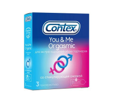 КОНТЕКС ПРЕЗЕРВАТИВ YOU&ME ORGASMIC №3 [CONTEX]