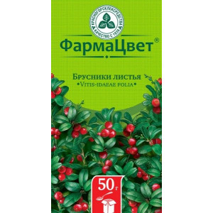 БРУСНИКИ ЛИСТ 50Г. /КРАСНОГОРСК/ БРУСНИКИ ЛИСТ 50Г. /КРАСНОГОРСК/