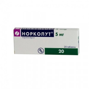 НОРКОЛУТ 5МГ. №20 ТАБ. /ГЕДЕОН РИХТЕР/ НОРКОЛУТ 5МГ. №20 ТАБ. /ГЕДЕОН РИХТЕР/